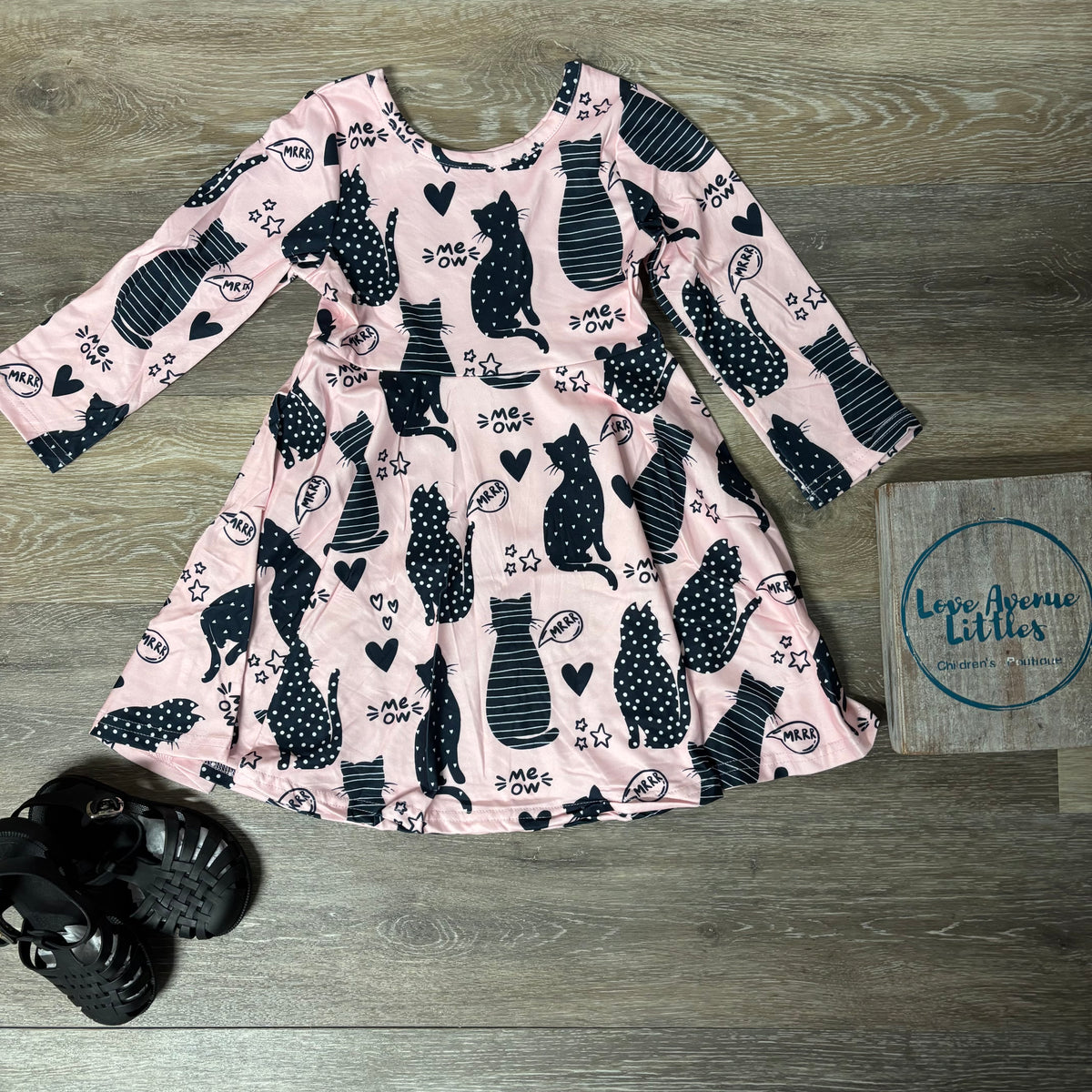 Black Cat Dress  Love Avenue Littles