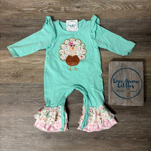 Turkey Ruffle Romper