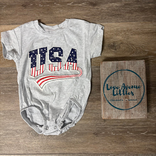 USA Romper Tee
