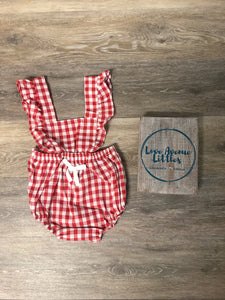 Picnic Plaid Romper