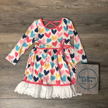 Load image into Gallery viewer, Colourful Hearts Dress