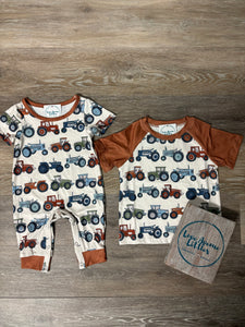 Tractor Romper