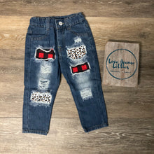 Load image into Gallery viewer, Distressed Patch Denim