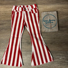 Load image into Gallery viewer, Stripe Flare Denim - Red