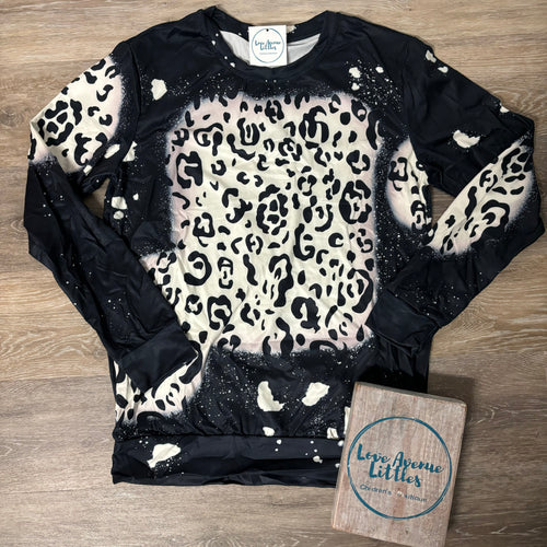 Bleached Leopard Top - Mama