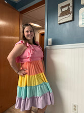 Load image into Gallery viewer, Vibrant Smocked Dress Mama