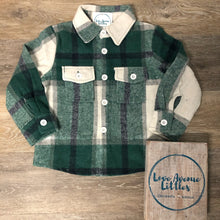 Load image into Gallery viewer, Green Plaid Shacket