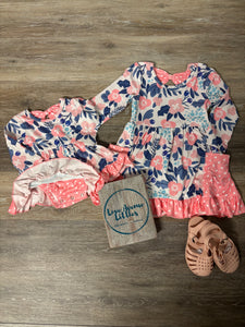 Floral Dot Romper