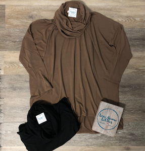 Cowl Neck Long Sleeve