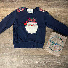 Load image into Gallery viewer, Plaid Santa Long Sleeve