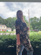 Load image into Gallery viewer, Black Foral Duster - Mama