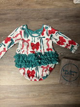 Load image into Gallery viewer, Bow Dot Romper