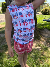 Load image into Gallery viewer, Red Gingham Short