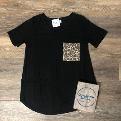 Leopard Pocket Tee