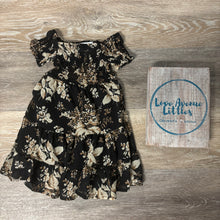 Load image into Gallery viewer, Black Foral Dress - Mini