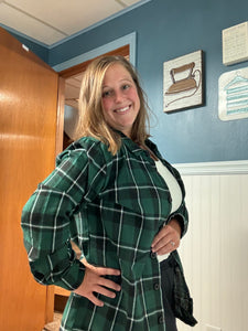 Forest Plaid Shirt - Adult