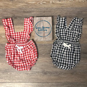 Picnic Plaid Romper