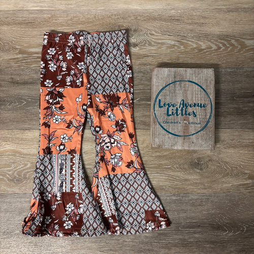 Patchwork Flare Pants