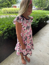 Load image into Gallery viewer, Checked Pencil Bow Dress
