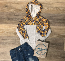 Load image into Gallery viewer, Plaid Hooded Long Sleeve
