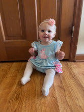Load image into Gallery viewer, Floral Bunny Romper