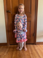 Load image into Gallery viewer, Floral Dot Romper