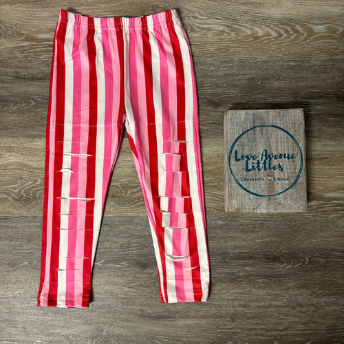 Candy Striped Leggings