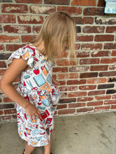 Load image into Gallery viewer, Back 2 School Flutter Sleeve Dress