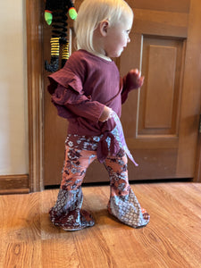 Patchwork Flare Pants