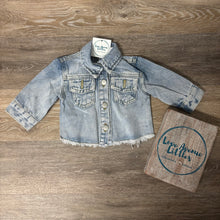 Load image into Gallery viewer, Raw Hem Denim Jacket - Mini