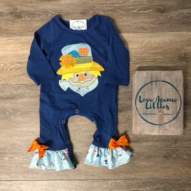 Scarecrow Ruffle Romper