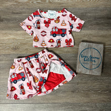 Load image into Gallery viewer, Firefighter Skort Set