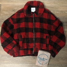 Load image into Gallery viewer, Plaid Teddy Jacket