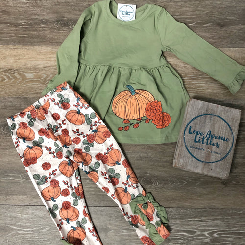 🎀Sage Pumpkin Set