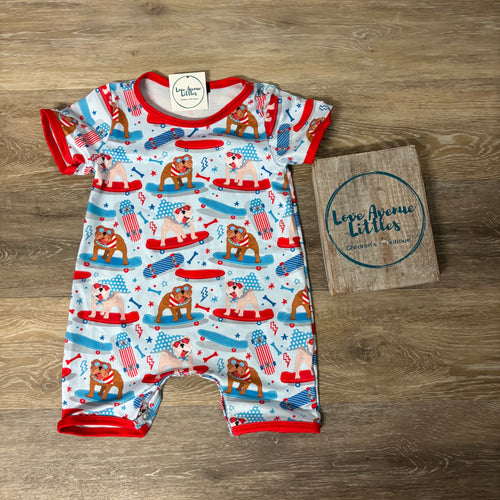 Patriotic Pup Romper