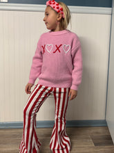 Load image into Gallery viewer, Stripe Flare Denim - Red