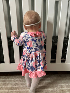 Floral Dot Romper