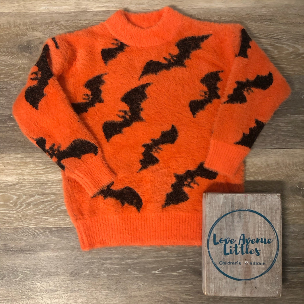 Fuzzy Bat Sweater - Mini
