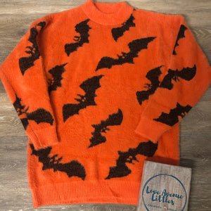 Fuzzy Bat Sweater - Mama