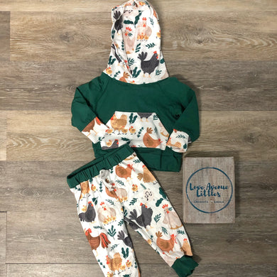 Chicken Hoodie Set