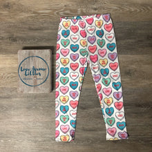 Load image into Gallery viewer, Conversation Heart leggings