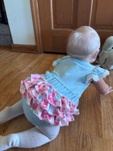 Load image into Gallery viewer, Floral Bunny Romper