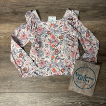 Load image into Gallery viewer, Floral Bell Top