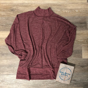 Hacci Mock Neck Sweater