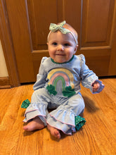 Load image into Gallery viewer, Rainbow Luck Romper