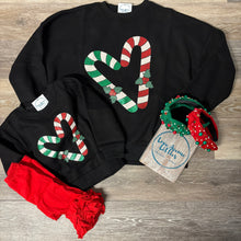 Load image into Gallery viewer, Christmas Candy Cane Sweatshirt - Mama