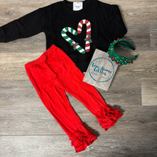 Load image into Gallery viewer, Christmas Candy Cane Sweatshirt - Mini