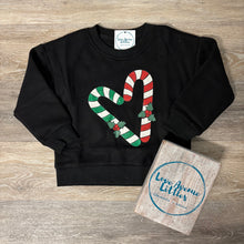Load image into Gallery viewer, Christmas Candy Cane Sweatshirt - Mini