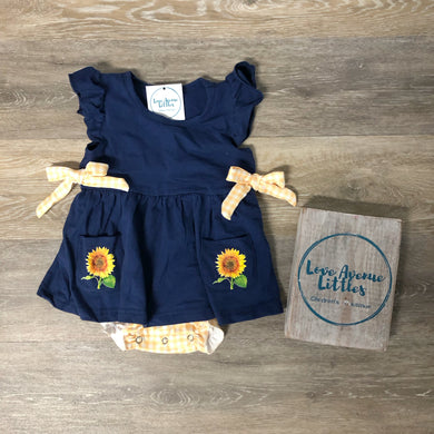 Sunflower Fields Romper