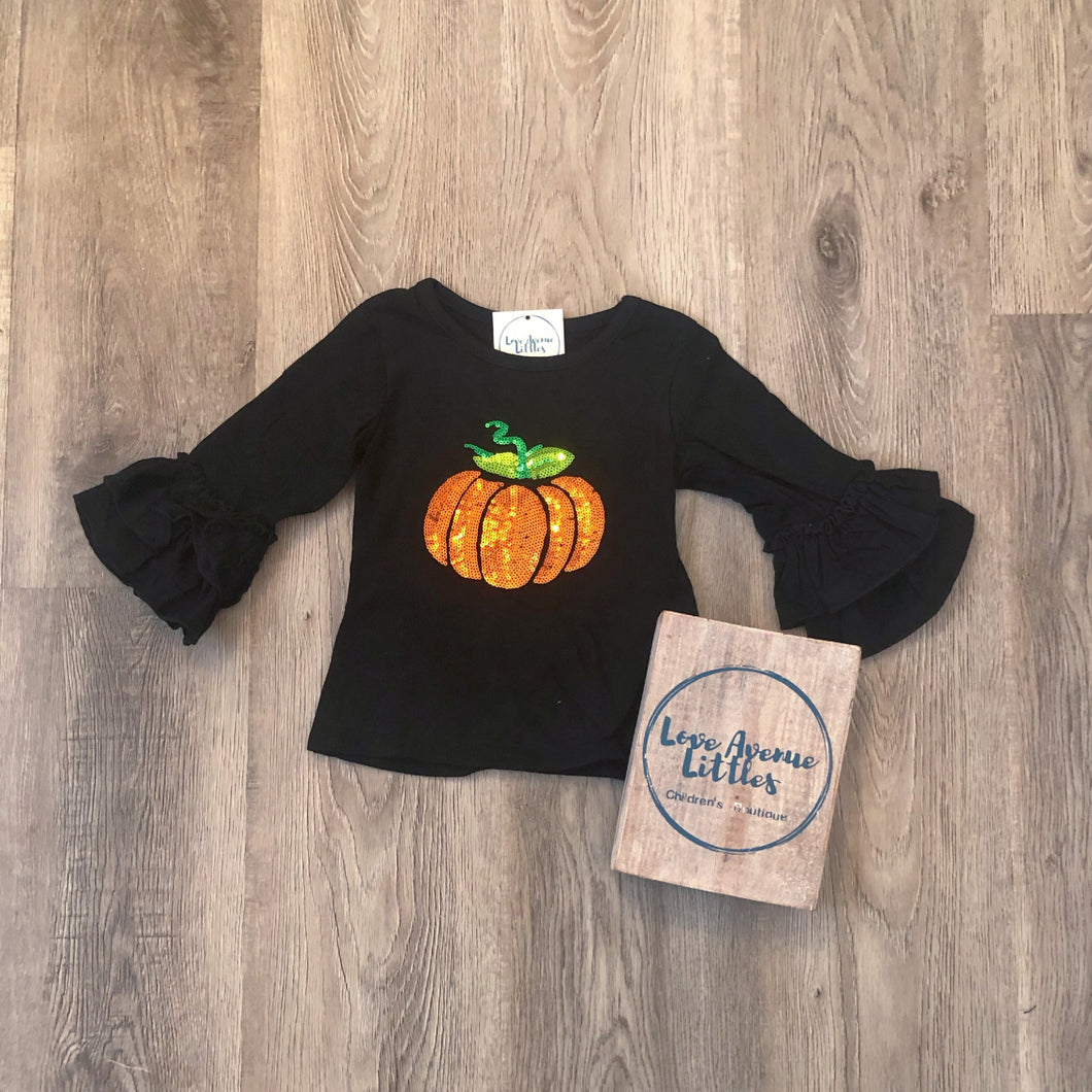 Pumpkin Sparkle Top